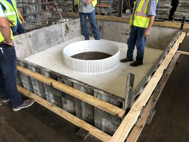 Precast Manhole Lid for 72" Manhole Placed in Pavement | Danby, LLC.