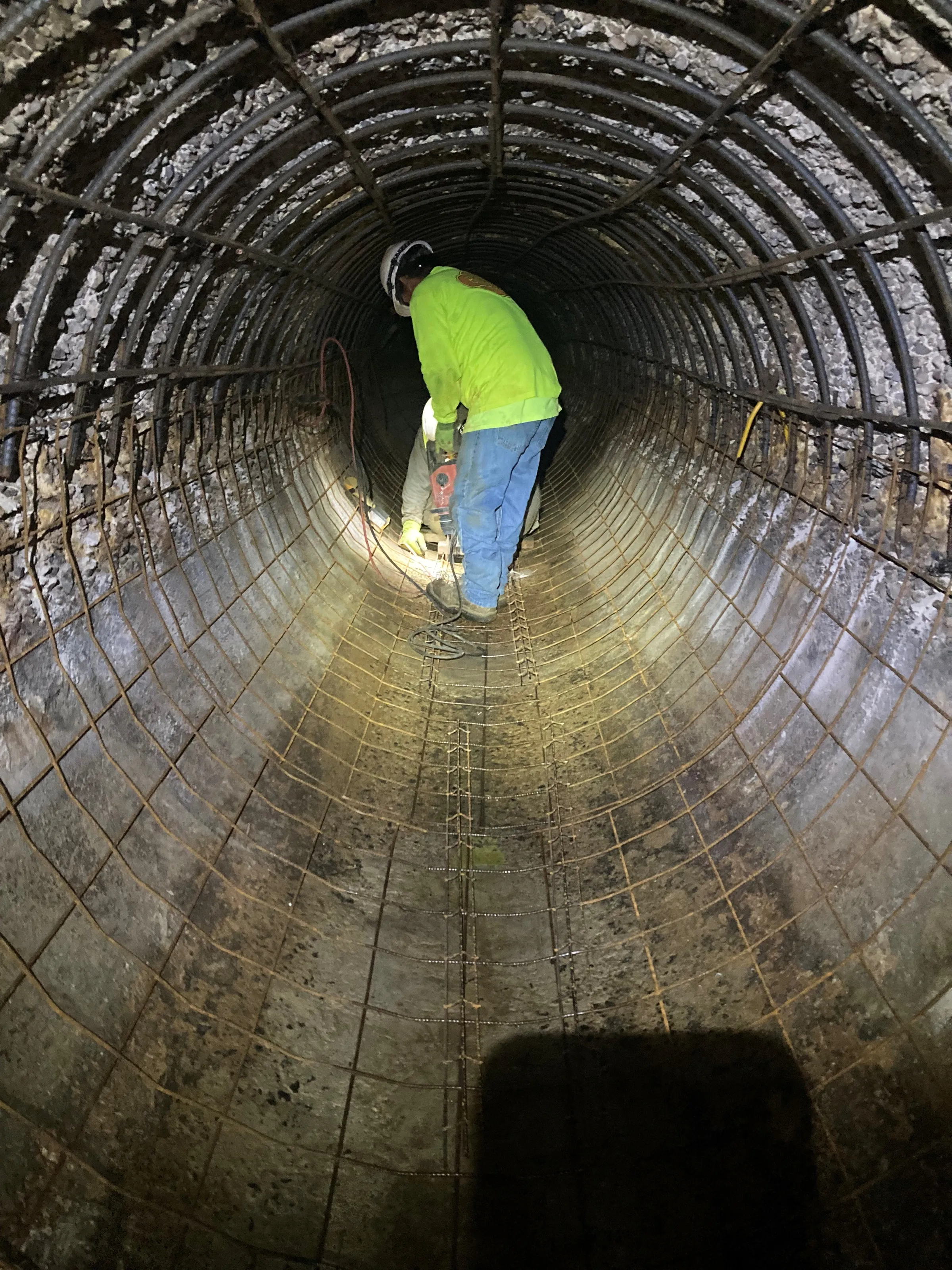 3 7 31 24 Bolster Mesh And Rebar Install 1