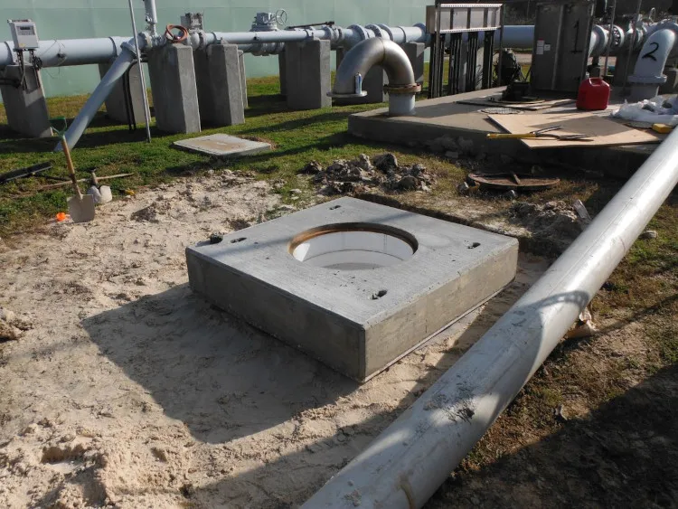 Cast on Site Manhole Lid for 48" Manhole | Danby, LLC.