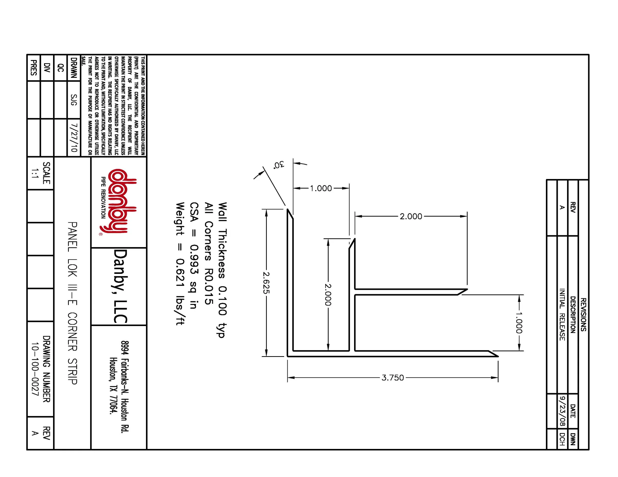 Corner Strip PL3E
