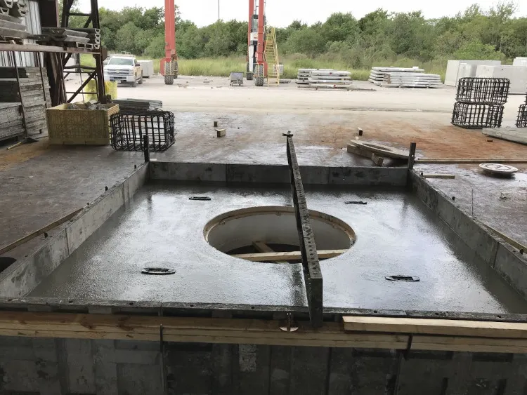 Precast Manhole Lid for 72" Manhole Placed in Pavement | Danby, LLC.